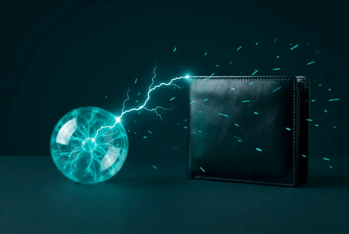 Delivering energy to a wallet
